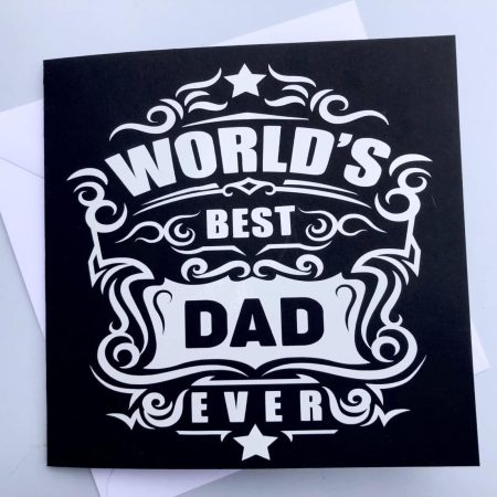 Worlds Best Dad Card