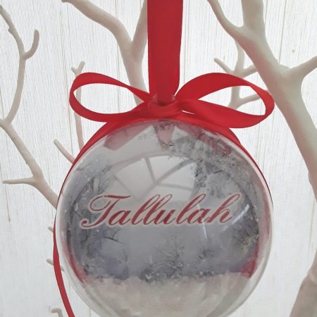 6cm or 8cm Dog Bauble, Dog hanging decoration,Cat bauble, Personalised Pet Memory Bauble, Pet Christmas Bauble, Pet lover gift, Dog owner gift, Pet bauble, Pet tree decoration