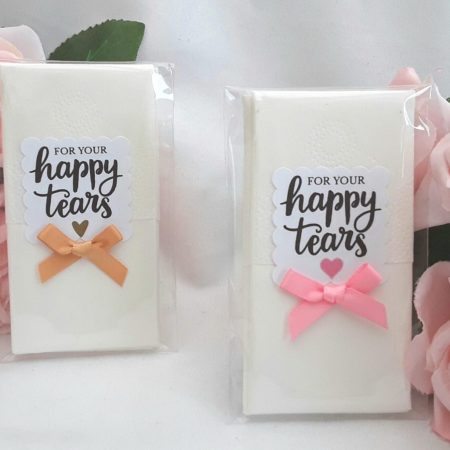 Wedding Happy tears tissues, wedding happy tears tissues, wedding guest tissues, wedding tissue pkt
