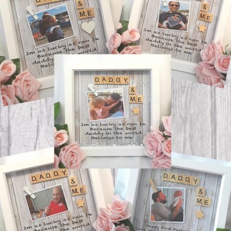 Personalised Daddy Frame,Dad Gift,Dad Frame, Fathers Day Gift,New Dad Gift,Daddy Scrabble Frame,Dad birthday gift