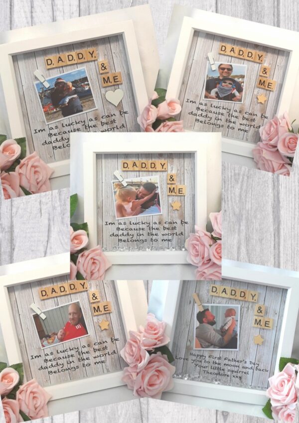 Personalised Daddy Frame,Dad Gift,Dad Frame, Fathers Day Gift,New Dad Gift,Daddy Scrabble Frame,Dad birthday gift