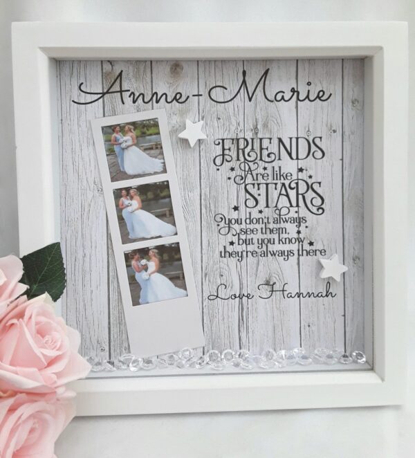 Personalised Friend Frame,Friend Gift,Best Friend Frame,Personalised Photo Frame,Friends are like stars Frame