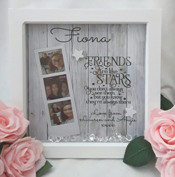 Personalised Friend Frame,Friend Gift,Best Friend Frame,Personalised Photo Frame,Friends are like stars Frame