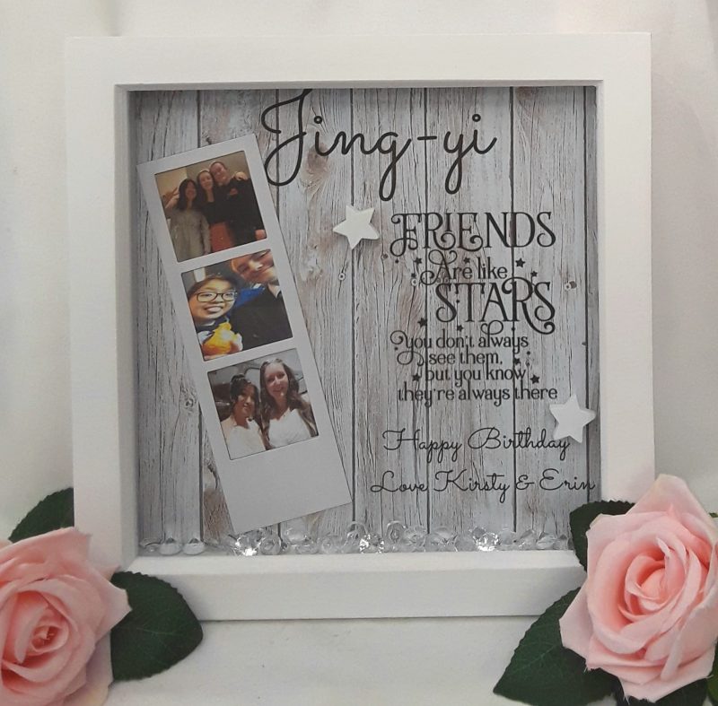 Personalised Friend Frame,Friend Gift,Best Friend Frame,Personalised Photo Frame,Friends are like stars Frame