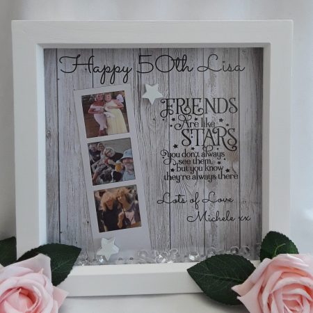 Personalised Friend Frame,Friend Gift,Best Friend Frame,Personalised Photo Frame,Friends are like stars Frame