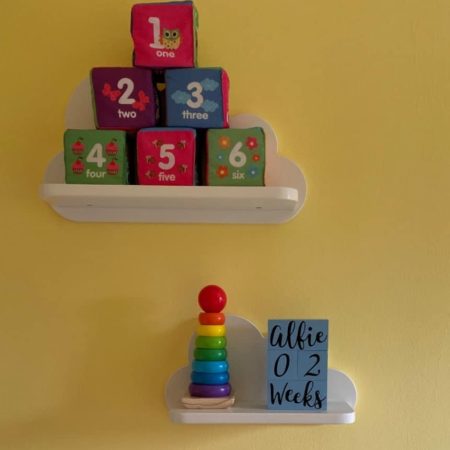 Milestone Baby Wood Blocks, wood blocks, painted milestone blocks, painted name blocks