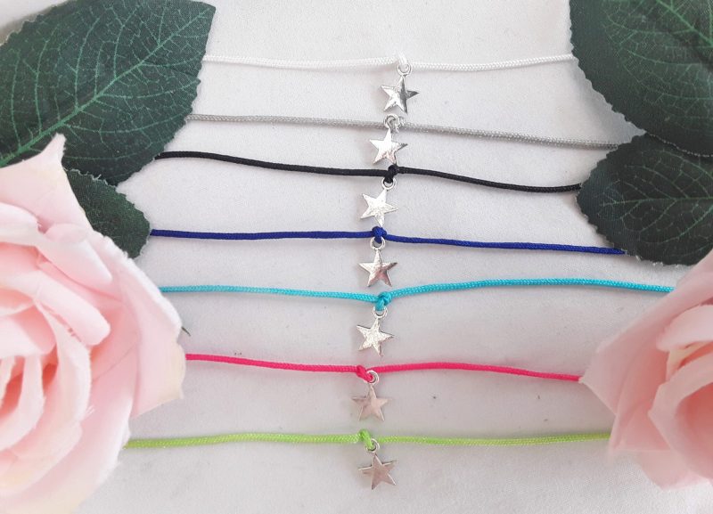 Personalised 1st day at school bracelet, 1st day at school gift, 12 cord colours
