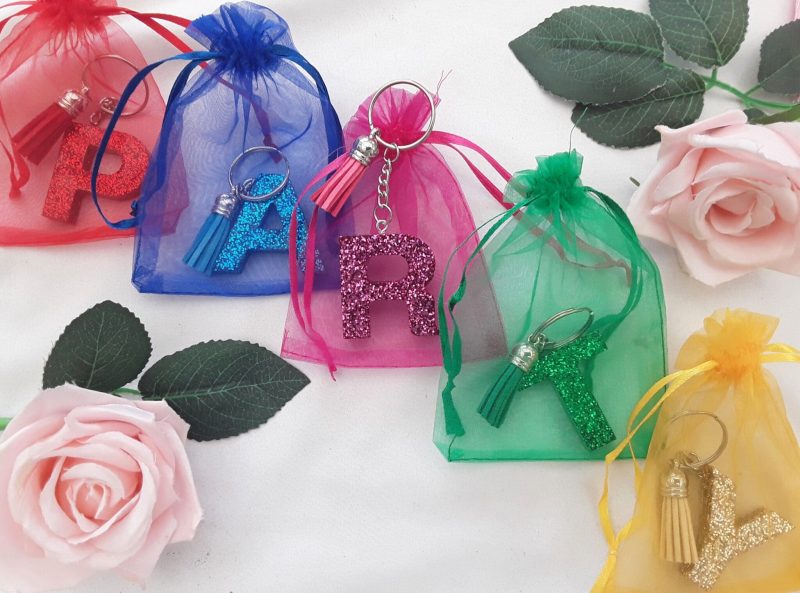 4cm Resin initial keyring, resin glitter initial keyring,resin initial keychain, resin letter keyring, resin letter keychain