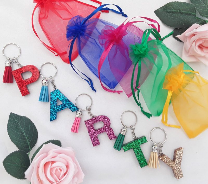 4cm Resin initial keyring, resin glitter initial keyring,resin initial keychain, resin letter keyring, resin letter keychain