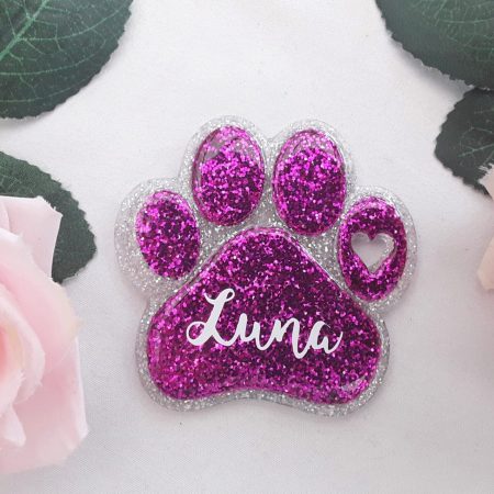 Personalised resin paw print,new dog gift,resin glitter paw print,resin pet loss gift,resin pet loss tree decor, resin rear view mirror paw print,dog hanging decoration,personalised paw print,personalised pet memory hanging decor,pet christmas decor,pet lover gift,dog owner gift