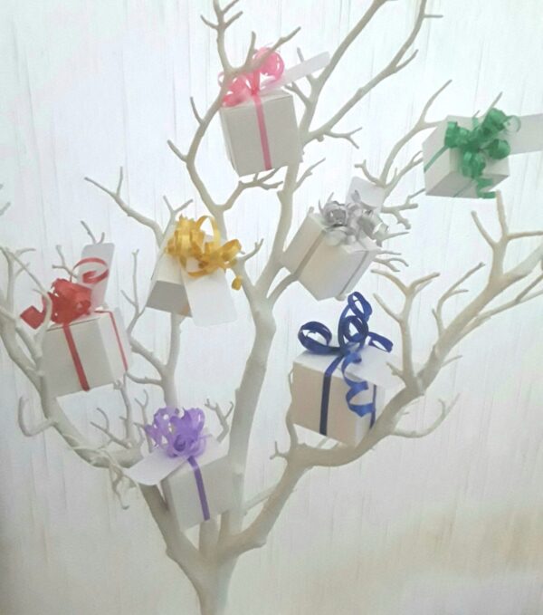 5cm Beautiful Feather Bauble,Memorial Bauble, Personalised Christmas Memory Bauble