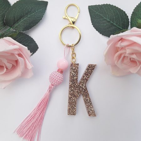 7cm Personalised resin keyring, resin glitter initial keyring,resin initial keychain,resin initial bag charm, resin letter keyring, resin letter keychain, bag charm