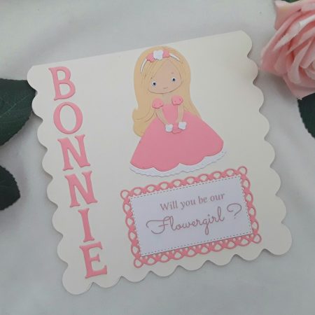 Personalised Thank you for being our Flowergirl Frame,Flowergirl gift,Flowergirl thank you gift