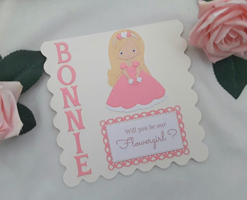 Personalised Thank you for being our Flowergirl Frame,Flowergirl gift,Flowergirl thank you gift