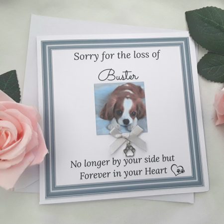 Personalised Pet Loss Card, Pet Loss Sympathy Card, Pet Loss Gift