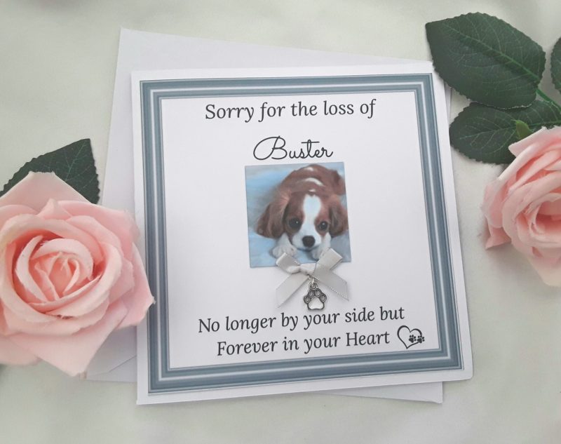 Personalised Pet Loss Card, Pet Loss Sympathy Card, Pet Loss Gift