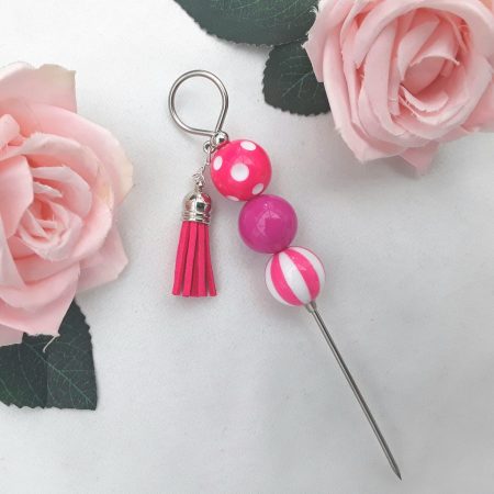 Handmade beaded cookie scribe, handmade beaded cake tester
