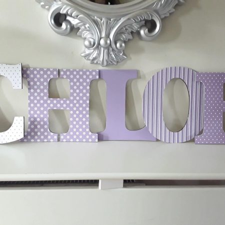 8" Wood letters, 6 COLOURS, Nursery wall decor, Wood wall name, Child wood wall letters
