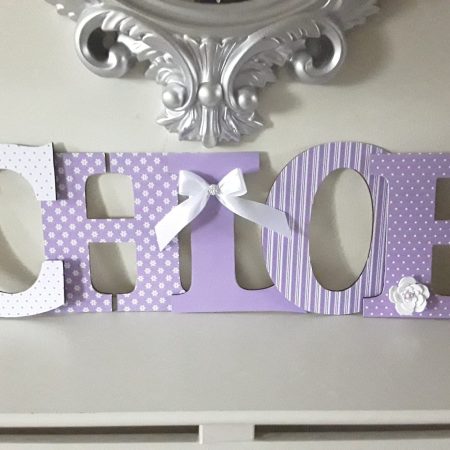 8" Wood letters, 6 COLOURS, Nursery wall decor, Wood wall name, Child wood wall letters