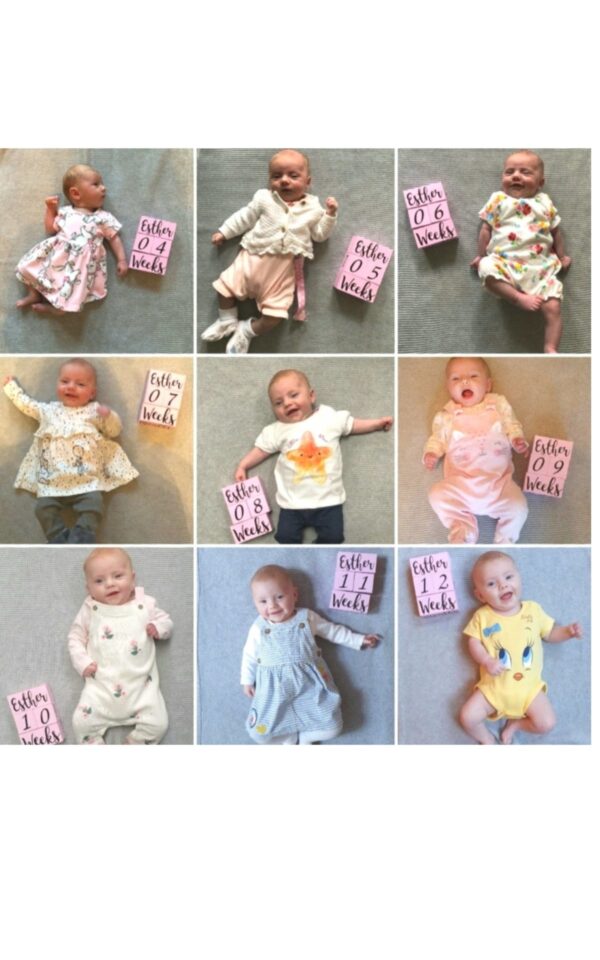 Milestone Baby Wood Blocks, wood blocks, painted milestone blocks, painted name blocks