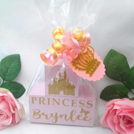 Princess Wood Blocks, New Baby Gift, Princess Nursery Decor, Girls Princess Room