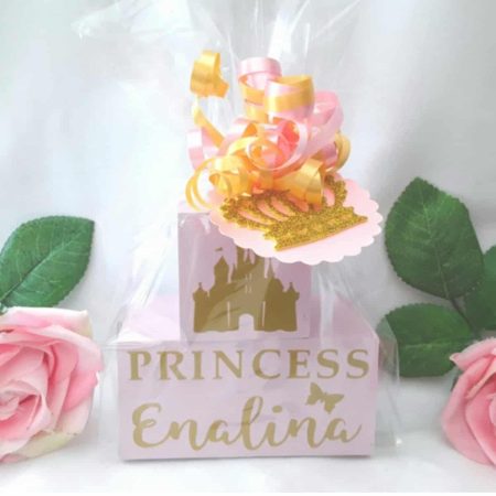 Princess Wood Blocks, New Baby Gift, Princess Nursery Decor, Girls Princess Room