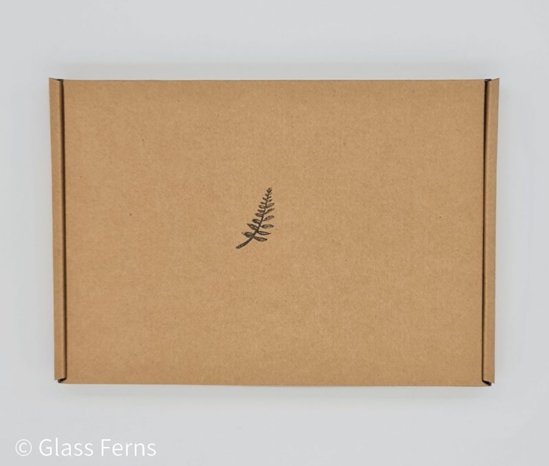 Woodland trees fused glass art panel