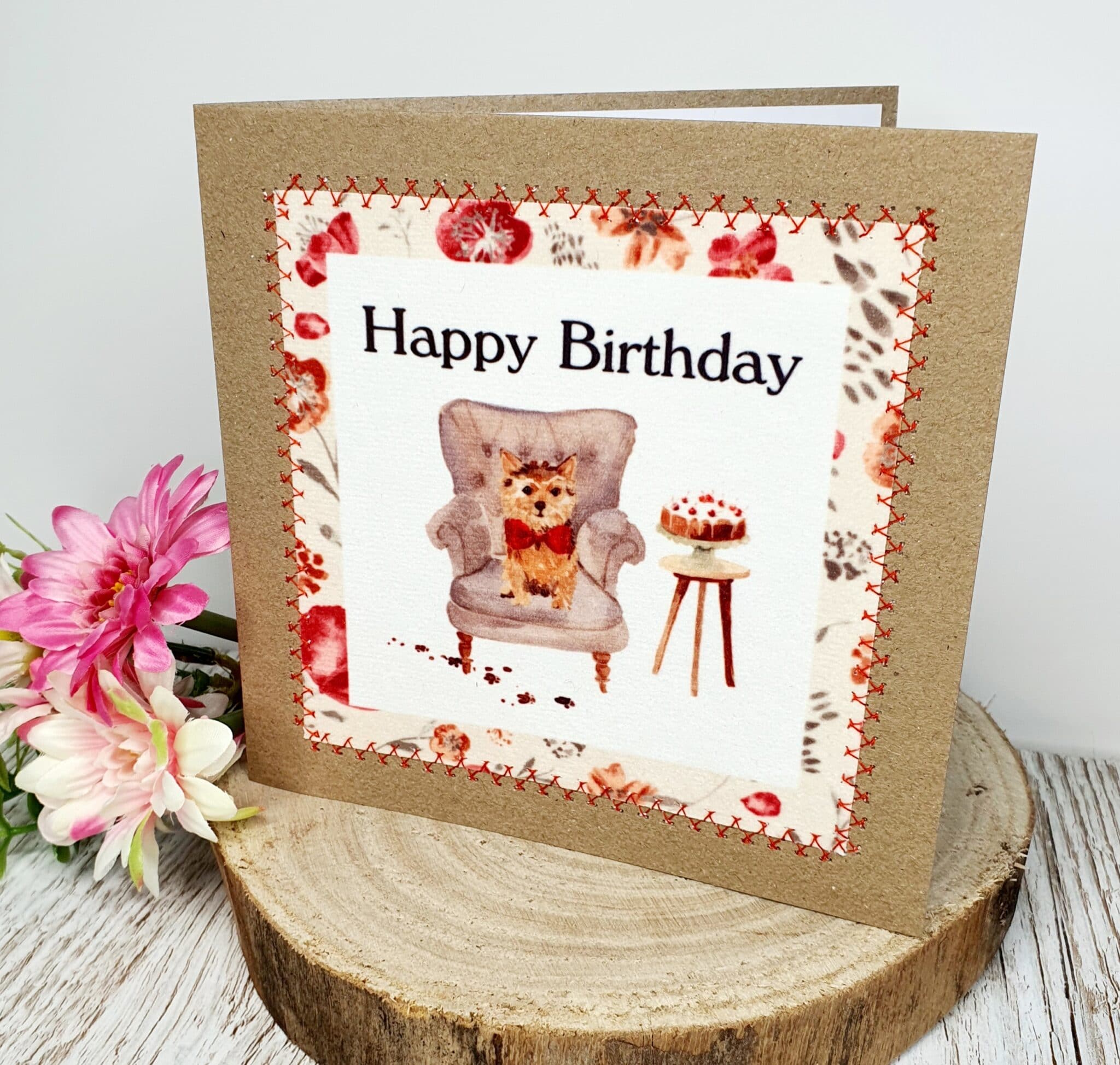 Yorkshire Terrier, Yorkie Birthday Card, Birthday Card, Dog Birthday Card, Cute Dog Card, Yorkie