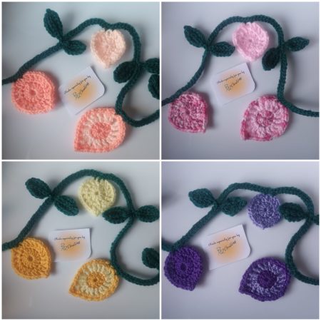 Floral Crochet Garland - Shades of Range