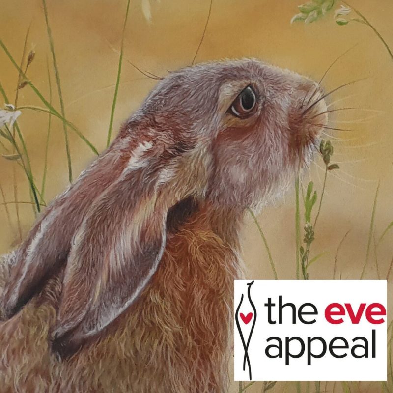 Hare Pastel Artwork - original hand drawn piece