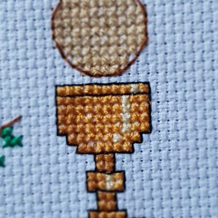 Custom Made Personalised First Holy Communion Cross Stitched Hoop Gift