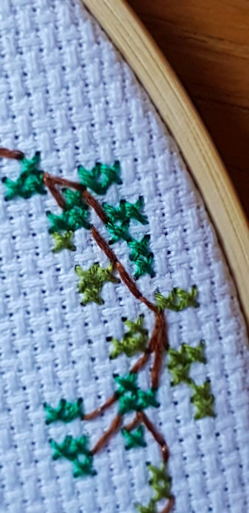 Custom Made Personalised First Holy Communion Cross Stitched Hoop Gift