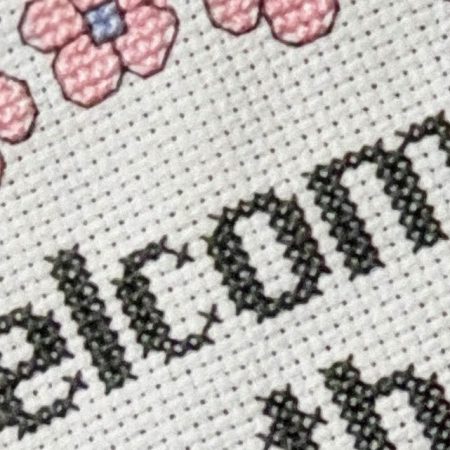 Adult Embroidery Quote, Finished Cross Stitch, Funny Housewarming Gift, Crafters Quote
