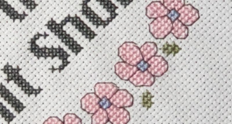 Adult Embroidery Quote, Finished Cross Stitch, Funny Housewarming Gift, Crafters Quote