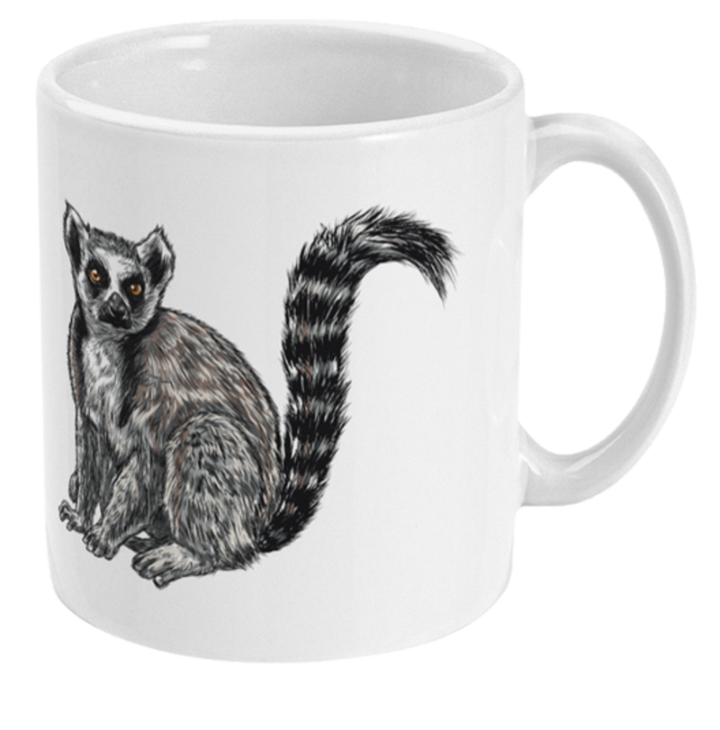 Ring Tailed Lemur Coffee Mug