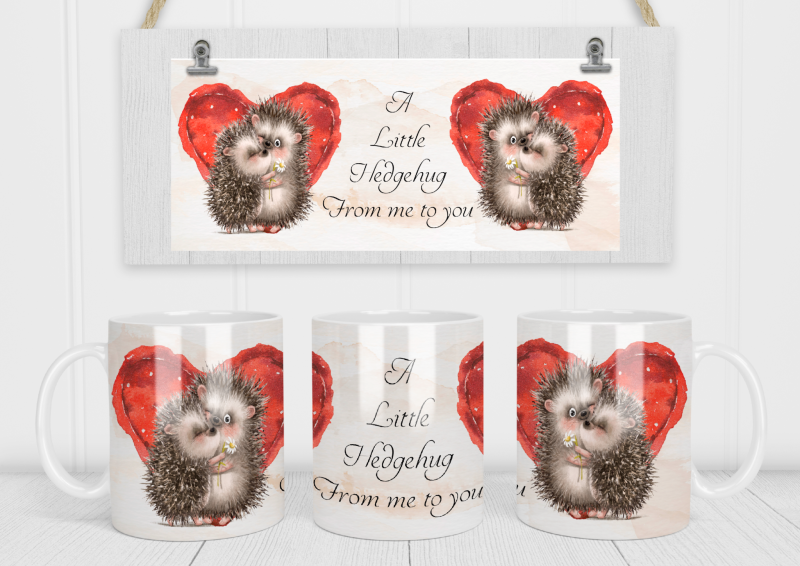 Cute Hedge Hugs Coffee Mug