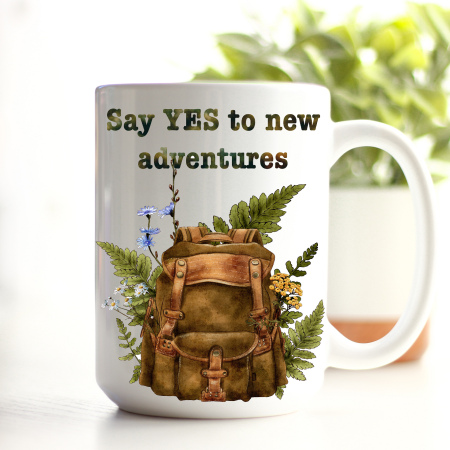 Say Yes To New Adventures Mug
