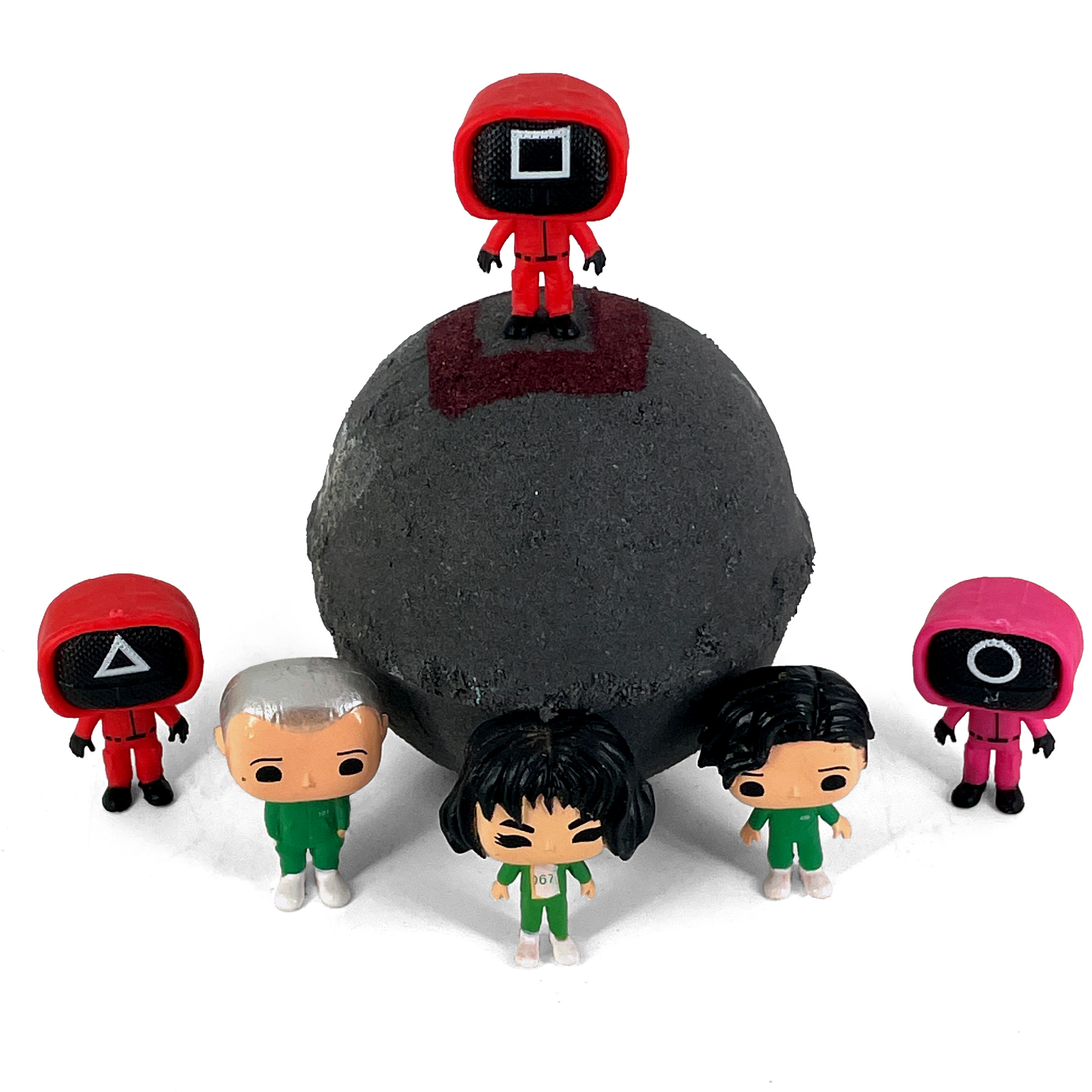 Squid Game Surprise Mini-Figure Bath Bomb With Honeycomb Scent 220g -  Crafter's Market UK