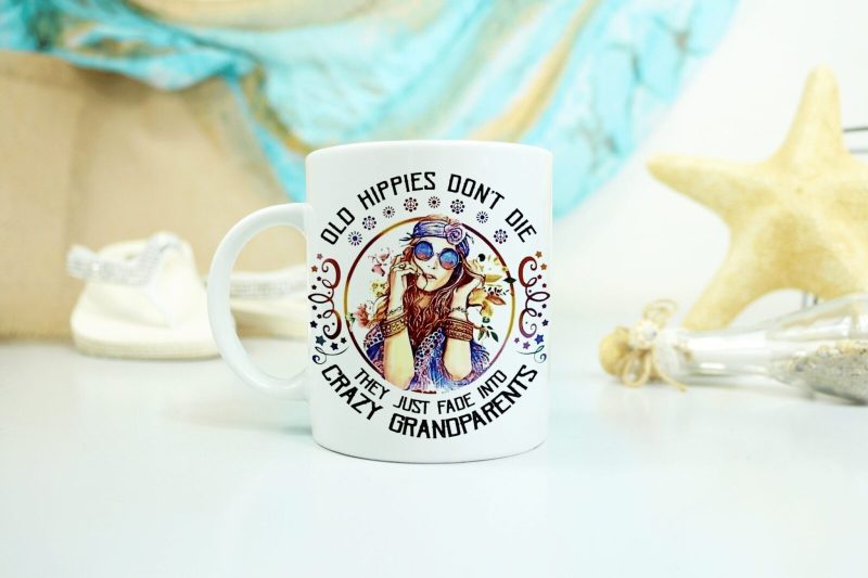 Old Hippies Don't Die Coffee Mug