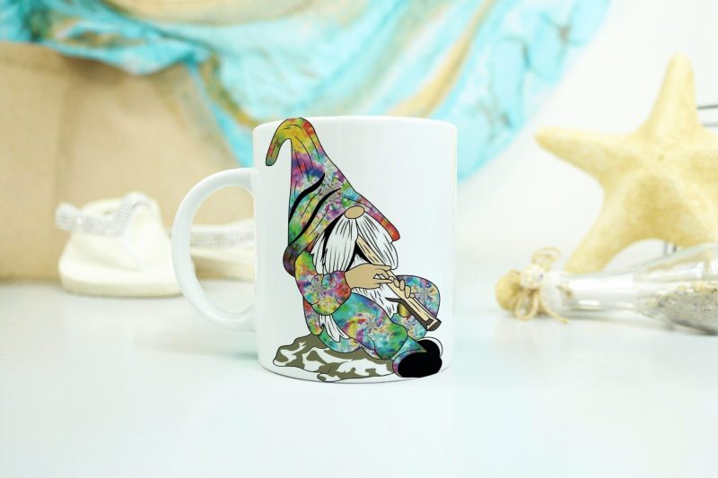 Colourful Music Gnome Mug
