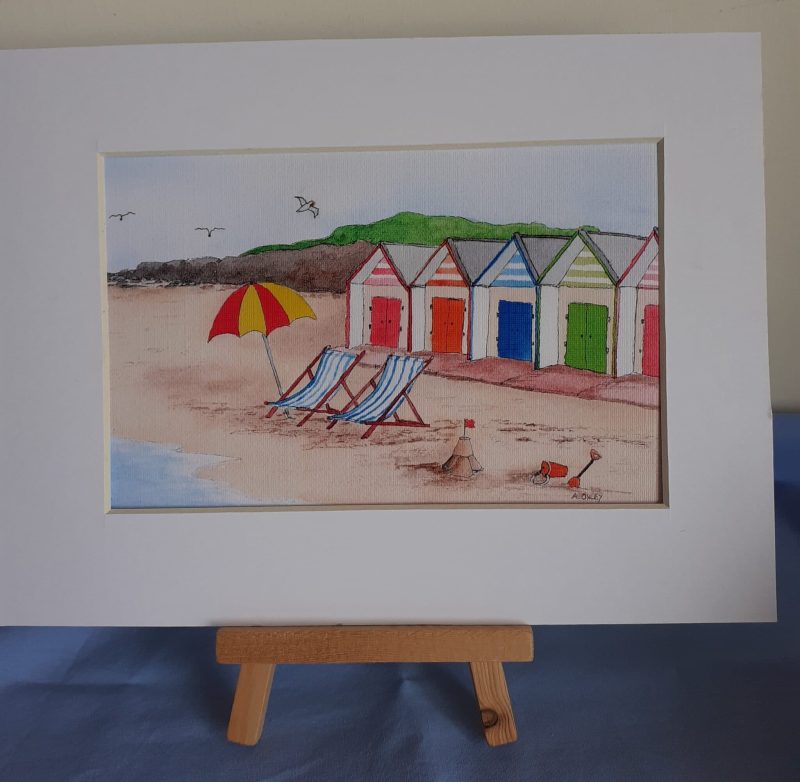 Day At The Beach unframed print