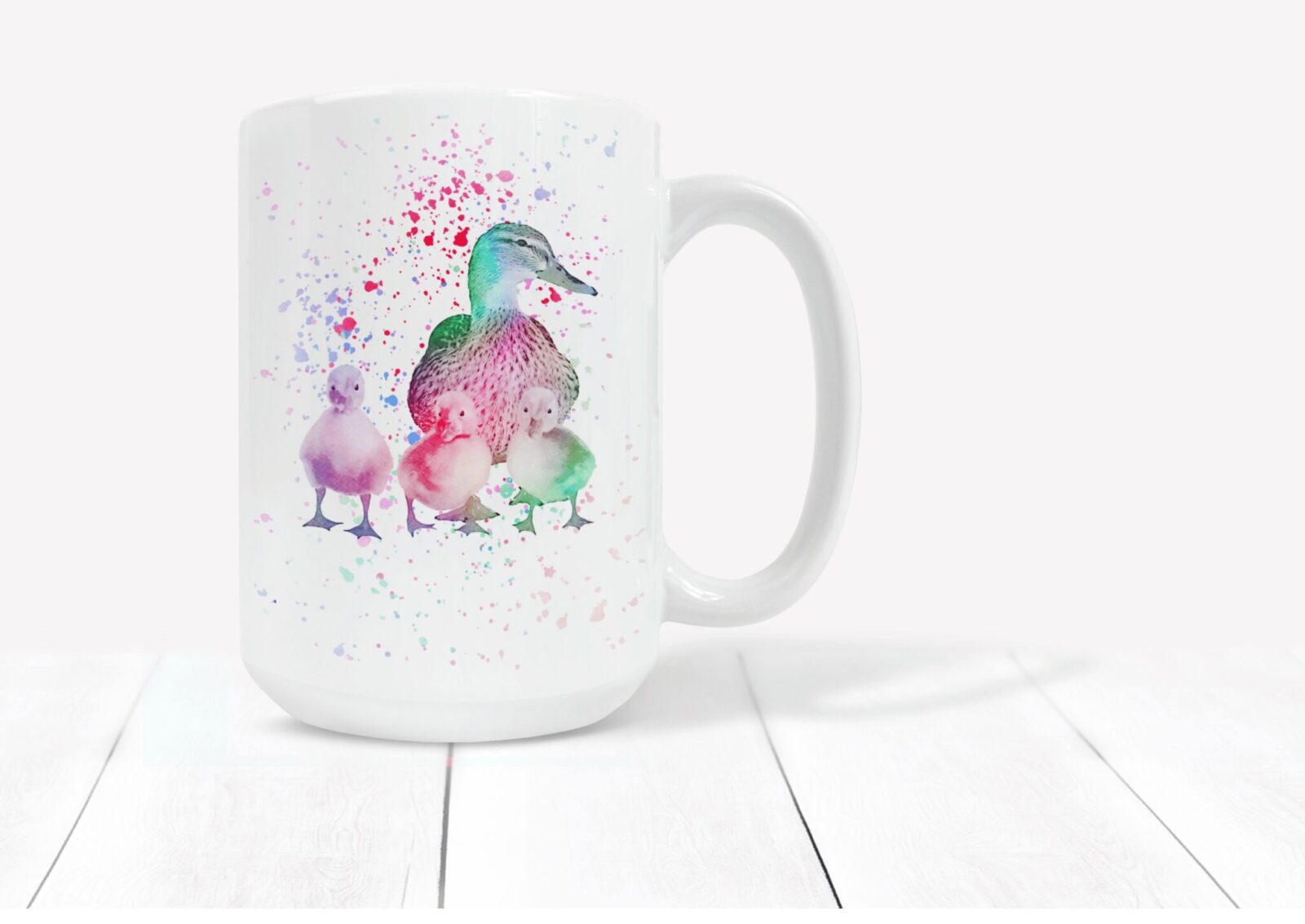 Mother Duck and Ducklings Mug