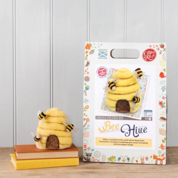 Bee Hive Needle Felting Kit by The Crafty Kit Company