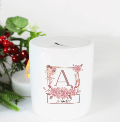 Ballerina Personalised Money Box