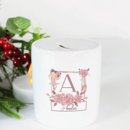 Ballerina Personalised Money Box