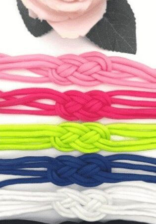 Cord Bracelet, adjustable cord bracelet, beach theme bracelet, knot bracelet, 12 colours