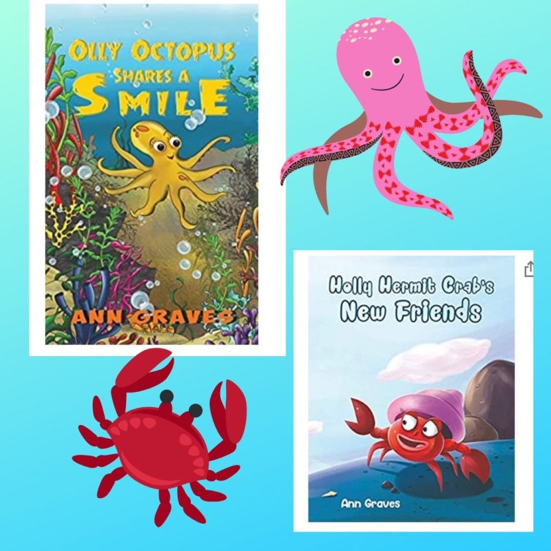 Olly Octopus and Holly Hermit Crab - 2 book set