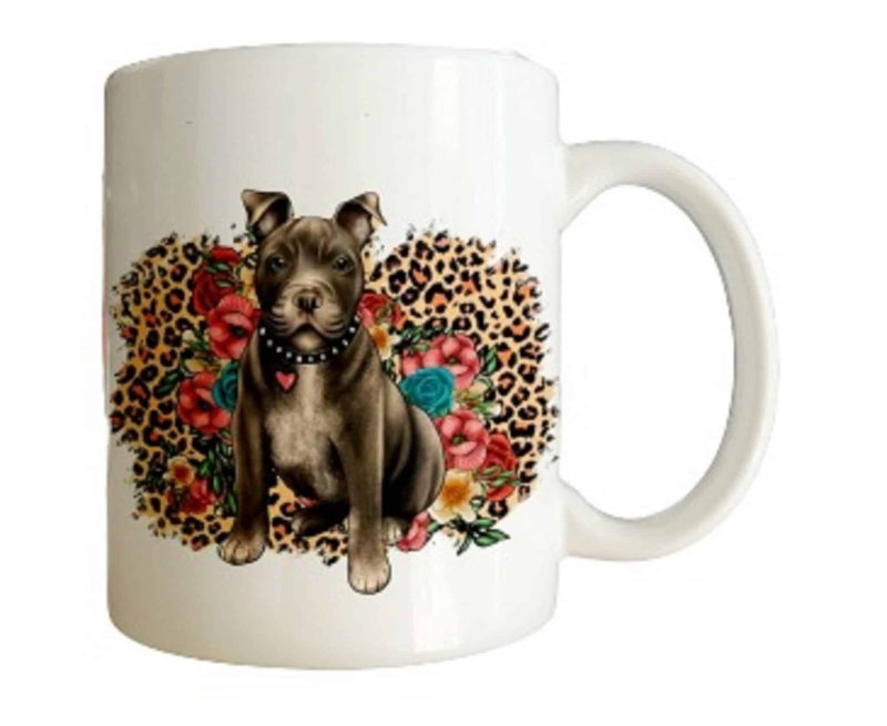 Cute Staffordshire Bull Terrier Pup Mug