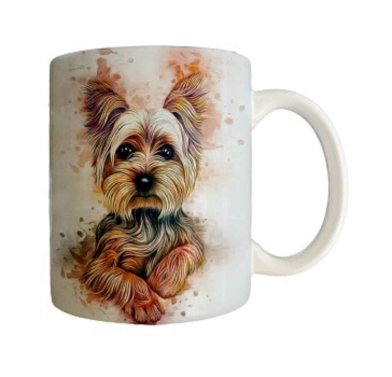 Splashed Yorkshire Terrier Coffee Mug