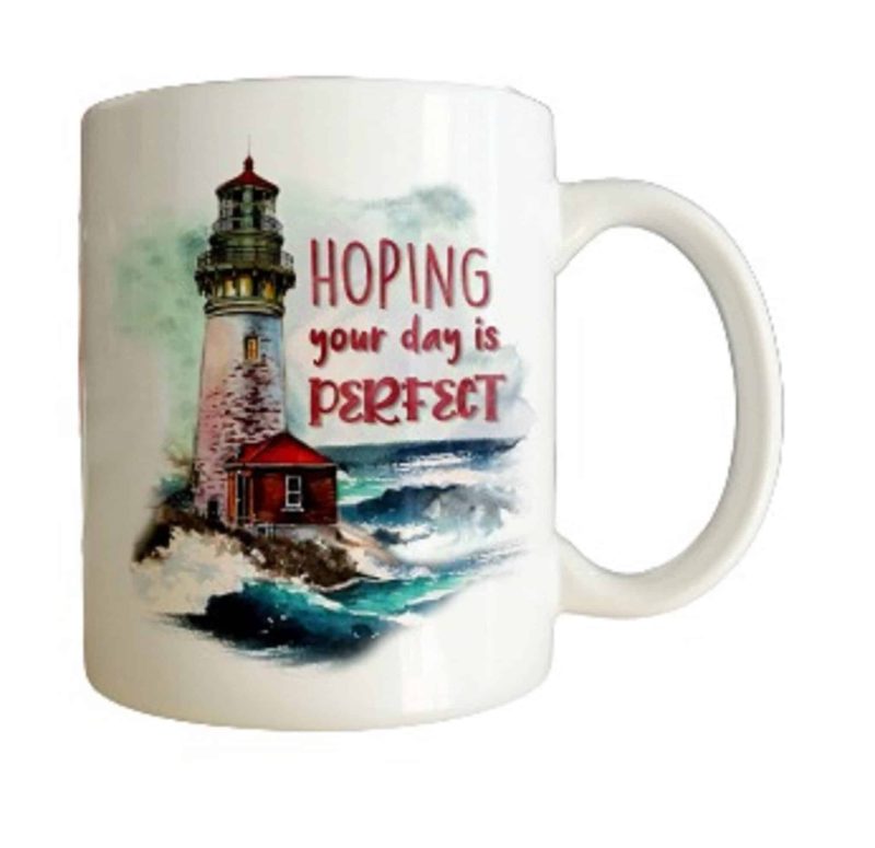 Hoping Your Day Is Perfect Lighthouse Mug